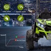 24V Kids 4WD Off-Road Electric Ride-on, 2-Seater with Tent, Shock Absorbers, 3-Speeds (4 MPH), LED Lights, Music, 110 Lbs Load Capacity - 4 of 4