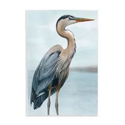 Stupell Industries Coastal Heron Portrait Wall Plaque Art