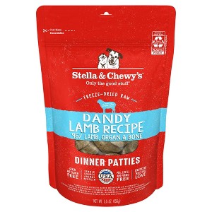 Stella & Chewy's Lamb Flavor Freeze-Dried Patties Dry Dog Food - 5.5oz - 1 of 4