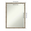 Amanti Art Mila Half-Inch-Bevel Wood Framed Bathroom Vanity Wall Mirror - 3 of 4