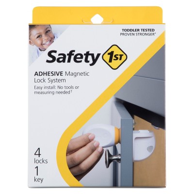 Safety 1st Adhesive Magnetic Lock System - 4pk