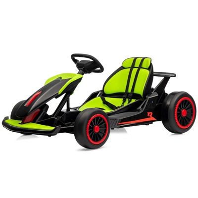 Electric Go Kart for Kids 6-12, 24v 400w Powerful Motor Drift Kart with 2 Speeds (8MPH Max)