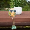 Northlight 9.5" Tropical Pineapple Boy with Dangling Legs Figurine - 2 of 4