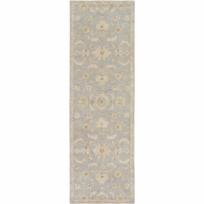 Hauteloom Copen Beige Floral Wool Rug