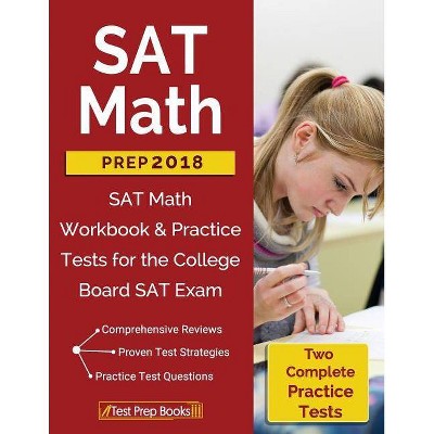 SAT Math Prep 2018 & 2019 - by  Test Prep Books (Paperback)