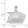 Black Bow Jewelry 14k White Gold Georgia Southern Eagles NCAA Small Pendant - 2 of 3