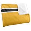University Of Wisconsin Milwaukee Primary Logo Stripes Silky 50x60 Blanket, 1 Sided - 3 of 4