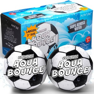 Activ Life Ultimate Larger 3" Size Skip Balls (Soccer) Beach Pool Toys for Kids Ages 8-12 Year Old Boys Girls Gifts Basket - 1 of 4
