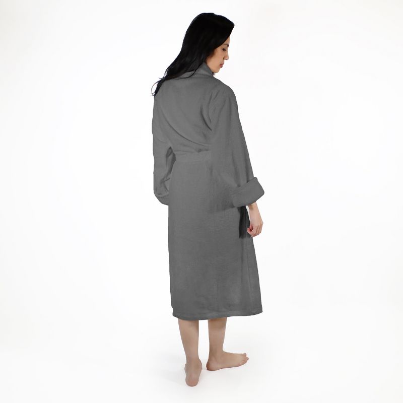 Women's Ultra-Absorbent Cotton Bathrobe by Blue Nile Mills, 2 of 11