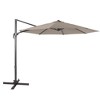 Sonkuki Outdoor 11FT Round Offset Patio Cantilever Aluminum Umbrella - 2 of 4