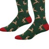 Socksmith 18.0 Inch Leaping Reindeer Antlers Standing Christmas Crew Socks - 2 of 3