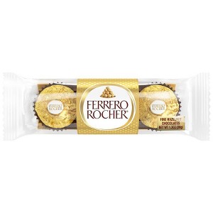 Ferrero Rocher Premium Gourmet Hazelnut Milk Chocolate 1.3 Oz - 1 of 1