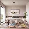 coucheta Multi-size Washable Modern Area Rugs, Abstract Non-Shedding Low Pile Accent Carpet with Non-Slip Backing, for Living Room, Bedroom, Dining - 4 of 4