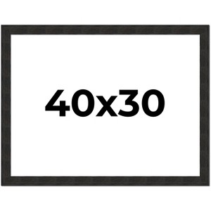 PosterPalooza | Contemporary Black Picture Frame - UV Acrylic, Backing Board, Hanging Hardware Included - 1 of 4