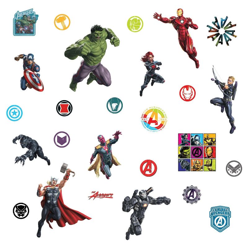 Classic Avengers Peel and Stick Kids&#39; Wall Decal - RoomMates, 4 of 9