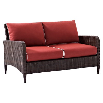 target wicker loveseat