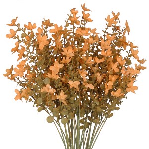 REGALWOVEN Artificial Jasmine Flowers with Long Stems for Garden Window Decor 30.7" 6 Pcs - 1 of 4