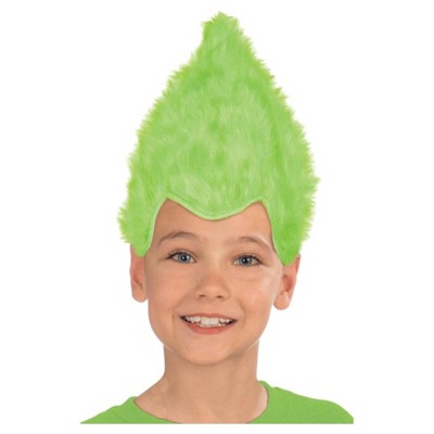 childs green wig