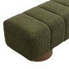Lyngins 50"/64" PU Ottoman Bench,End of Bed Entryway Bench,Dining Bench for Dining Room,Living Room,Bedroom,No-Assembly,300 LBS Weight Capacity - 3 of 4