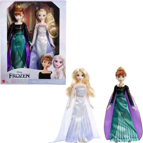 Disney Frozen Queen Anna Elsa The Snow Queen Fashion Doll 2pk Target