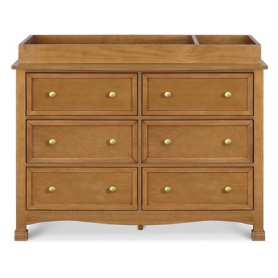 Kalani Chestnut 6-Drawer Double Wide Nursery Dresser
