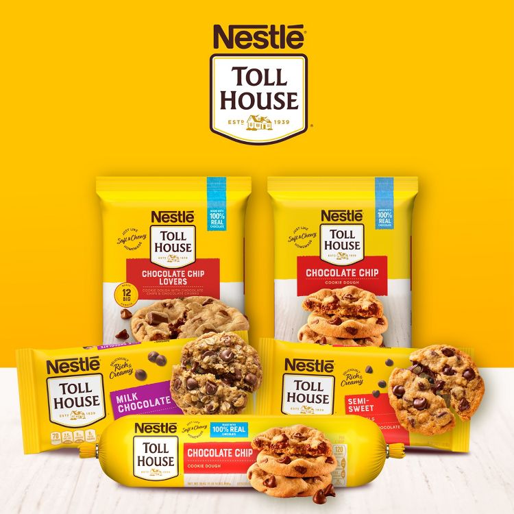 Nestle Toll House Ultimates Chocolate Chip Lovers Cookie Dough - 16oz/12ct, 5 of 11