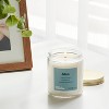 7oz Glass Jar Candle with Lid Aloe - Room Essentials™ - 2 of 3