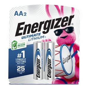 Energizer Ultimate Lithium AA Batteries - Lithium Battery - 1 of 4