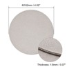 Unique Bargains PU Heat Resistant Waterproof Oil Proof Coasters 8 Pcs 4.02" - 2 of 4