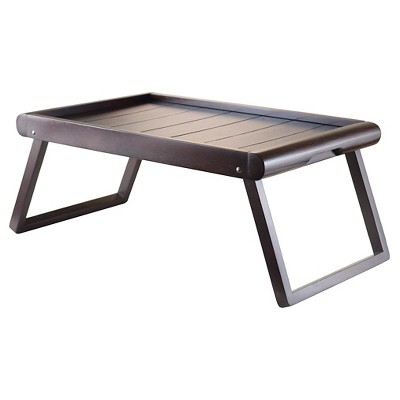 Winsome Elise Breakfast Tray in Espresso Finish