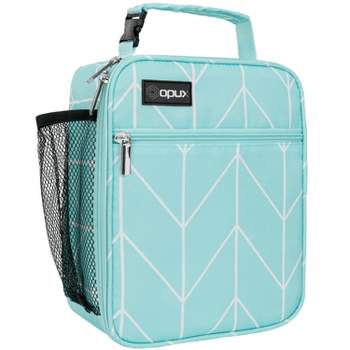 OPUX Insulated Lunch Box Women, Lunch Bag Tote Girls Kids Teen Adult, Cute  Soft Lunch Cooler Container Work School, Reusable Thermal Food Meal Prep  Organizer Lunch Pail Travel Beach, Teal Chevron 