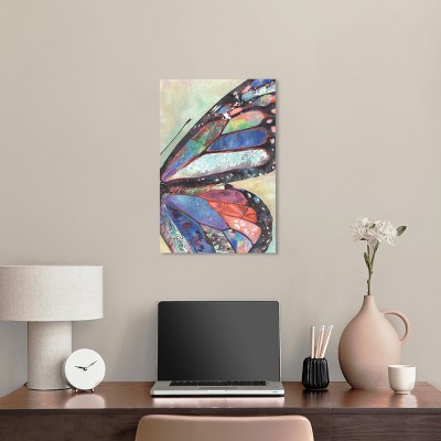 Colorful Butterfly Wrapped Canvas Wall Art, 16" x 24"