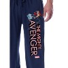 Marvel Men's Thor The Mighty Avenger Adult Jogger Pajama Pants Navy - 2 of 3