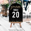 Big Dot of Happiness Prom - Prom Night Party Double-Sided 5 x 7 inches Cards - Table Numbers - 1-20 - 3 of 4