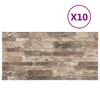 VidaXL 3D Wall Panels with Multicolor Brick Design 10 pcs EPS - 3 of 4
