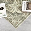 Washable Rugs 5x7 Non-Slip ¨C Vintage Floral Area Rug for Living Room, Machine Washable Low Pile Carpet - 4 of 4