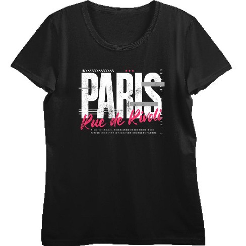 Rue de Rivoli Paris Women's Crew Neck Short Sleeve Top - image 1 of 3