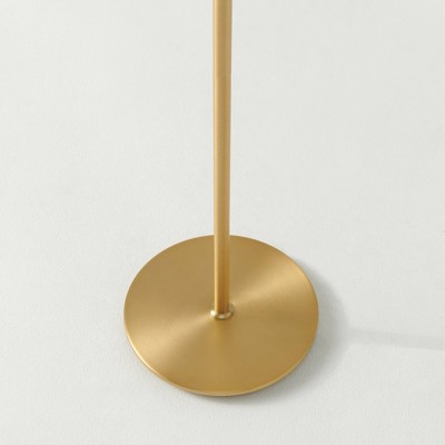 Gemini 64" Brass Mid-Century Modern 3-Way Dimming LED Floor Lamp