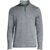 Lands' End Men's Sweater Fleece Quarter Zip Pullover - image 3 of 4