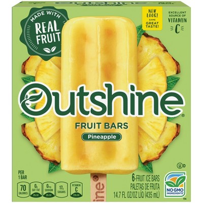 Outshine Pineapple Frozen Fruit Bar - 6ct