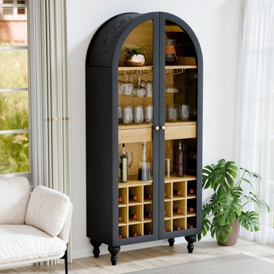 FURNIinspire Utility Storage Cabinets Freestanding Storage Cabinet Clear Display Case