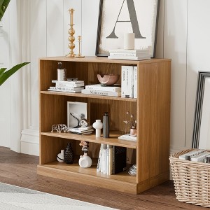 PexFix 31"x31"x16" Wood Accent Cabinet with Adjustable Shelf Storage Cabinet without Door,Natural - 1 of 4