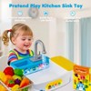 Robocar Poli Edu Sink Set-Play Sink with Running Water(Automatic Circulation)Pretend & Play Kitchen Accessories Toy with 10 Color-Changing Foods - 2 of 4