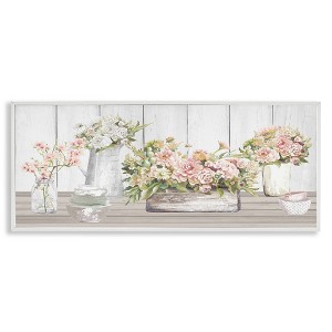 Stupell Industries Farm Table Bouquet Still Life, 30" x 13" - 1 of 4