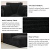 Full- compressed Chaise Lounge Sofa Bed 48.8" Upholstered Sofa Couch with Removable Pillows, Modern Sleeper Sofa for Living Room and Bedroom, Grey - 4 of 4