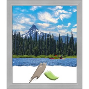 Amanti Art Vista Brushed Nickel Narrow Picture Frame - 1 of 4