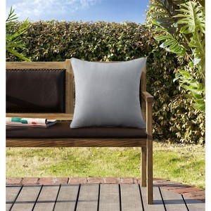 Kate Aurora 2 Piece Solid Colored Weatherproof & Water Resistant Oversized Filled Outdoor Accent Throw Pillows - 20 in. W x 20 in. L - 1 of 1