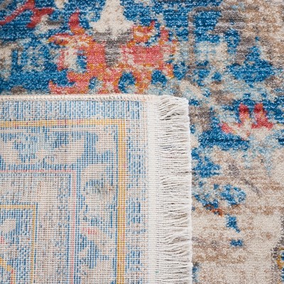 Blue Multi Vintage Persian Runner Rug 2' x 5'