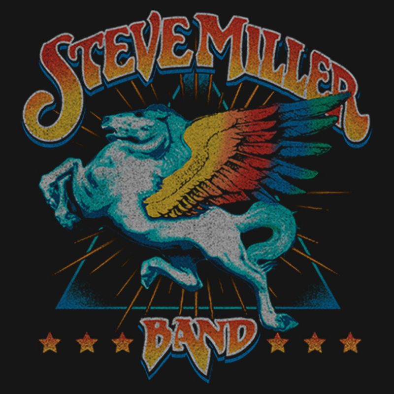Women's Steve Miller Band Retro Logo T-Shirt, 2 of 4