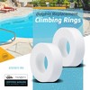 Dolphin Genuine  Part — Notched White Climbing Rings for Ultimate Wall Adhesion (4PK) — Part Number 6101611-R4 Replacement - 2 of 4